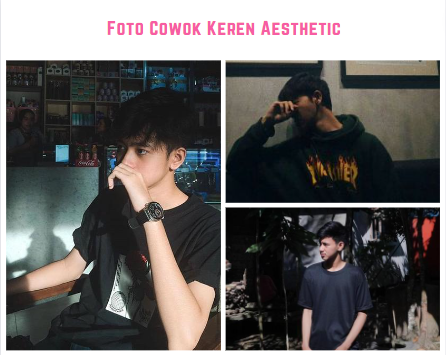 Foto Cowok Keren Aesthetic