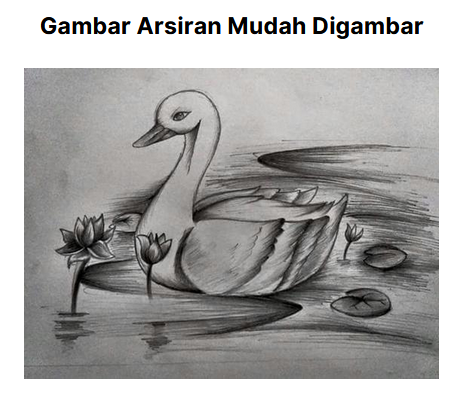 Gambar Arsiran Mudah Digambar