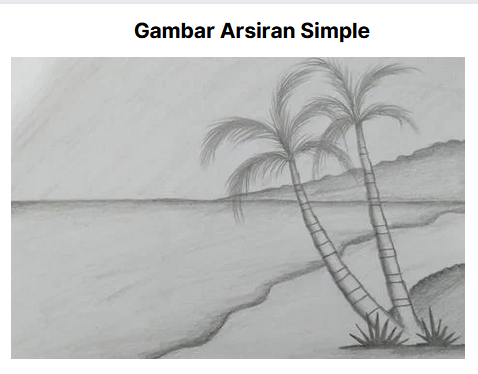 Gambar Arsiran Simple