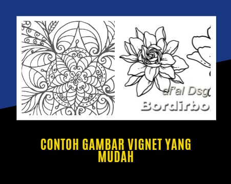 Contoh Gambar Vignet Yang Mudah