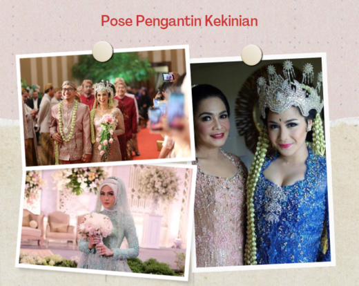 Pose Pengantin Kekinian