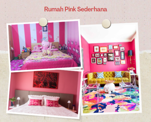 Rumah Pink Sederhana