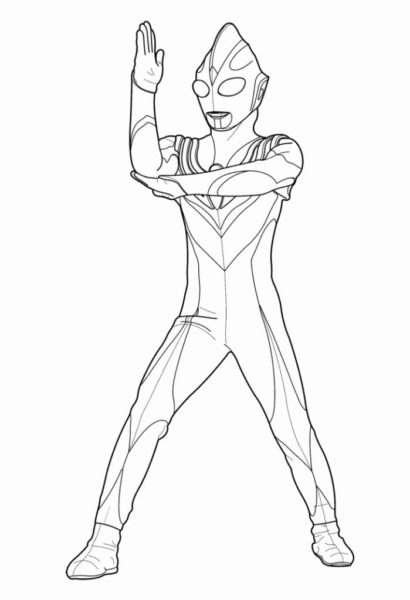 Mewarnai Gambar Ultraman Mewarnai Gambar Ultraman