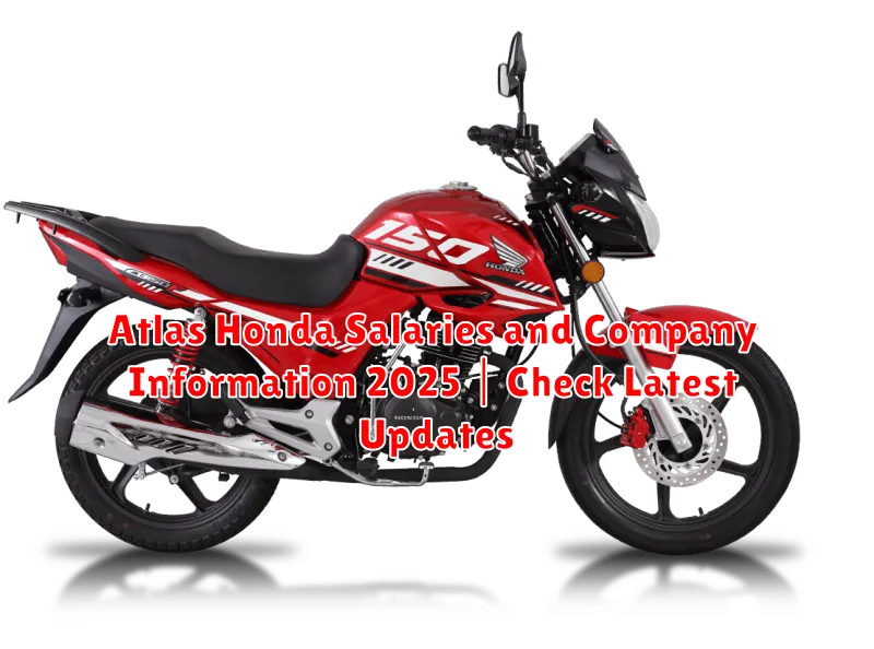 Atlas Honda Salaries and Company Information 2025 | Check Latest Updates