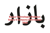 Bazaar Technologies Pakistan Salary & Company Information 2025