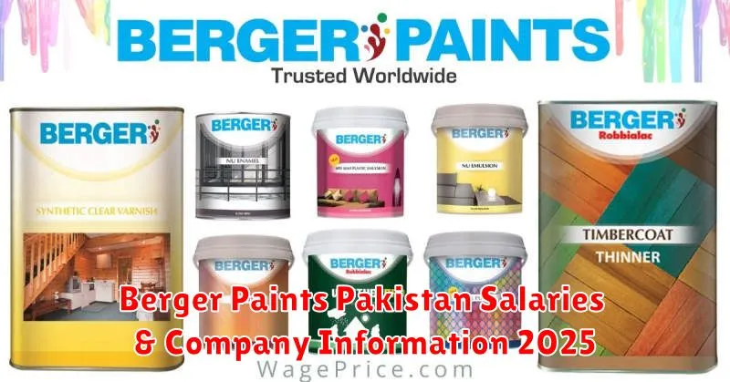 Berger Paints Pakistan Salaries & Company Information 2025
