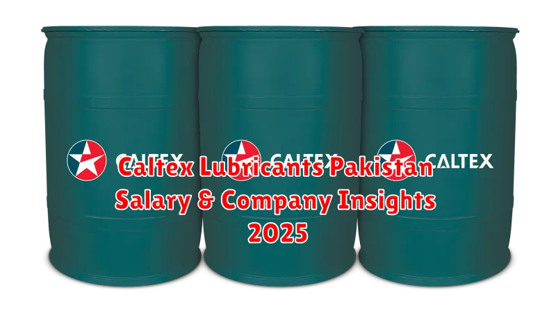 Caltex Lubricants Pakistan Salary & Company Insights 2025