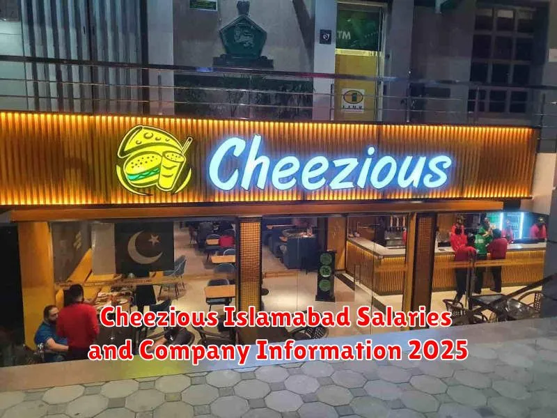 Cheezious Islamabad Salaries and Company Information 2025