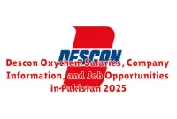 Descon Oxychem Salaries, Company Information, and Job Opportunities in Pakistan 2025