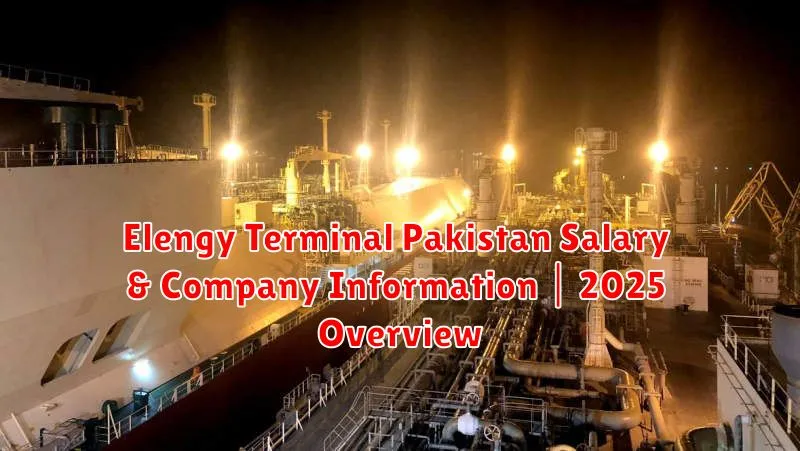 Elengy Terminal Pakistan Salary & Company Information | 2025 Overview