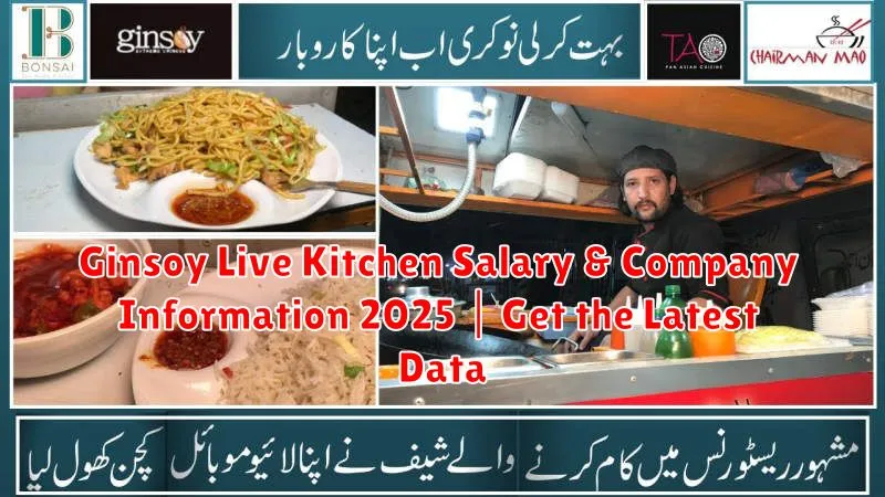 Ginsoy Live Kitchen Salary & Company Information 2025 | Get the Latest Data