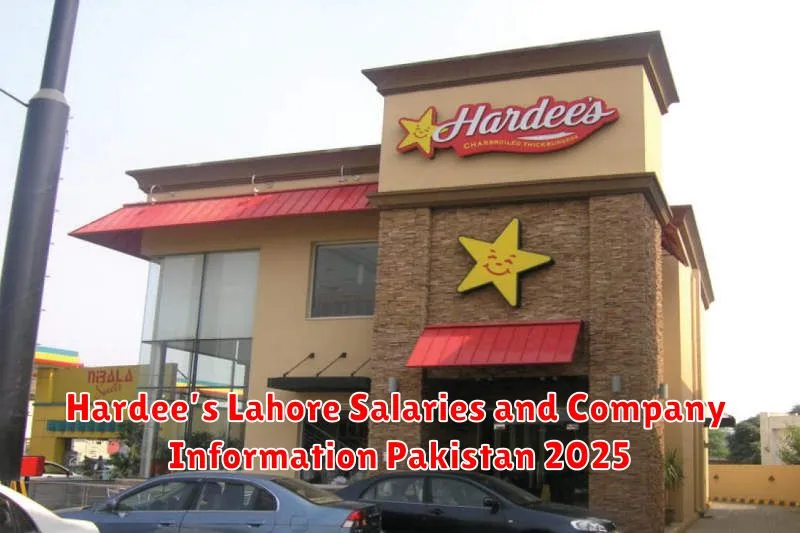 Hardee’s Lahore Salaries and Company Information Pakistan 2025