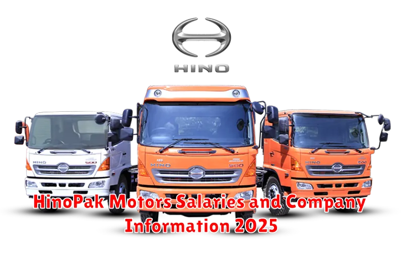 HinoPak Motors Salaries and Company Information 2025