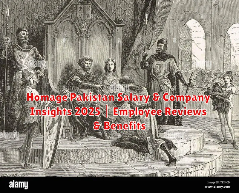 Homage Pakistan Salary & Company Insights 2025 | Employee Reviews & Benefits