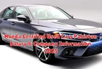 Honda Certified Used Cars Pakistan Salary & Company Information 2025