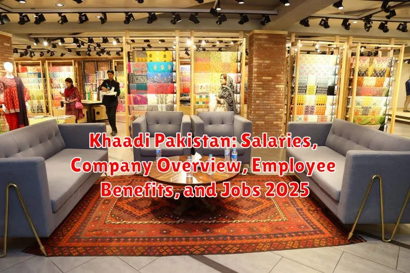 Khaadi Pakistan: Salaries, Company Overview, Employee Benefits, and Jobs 2025