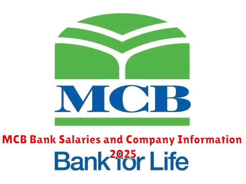 MCB Bank Salaries and Company Information 2025
