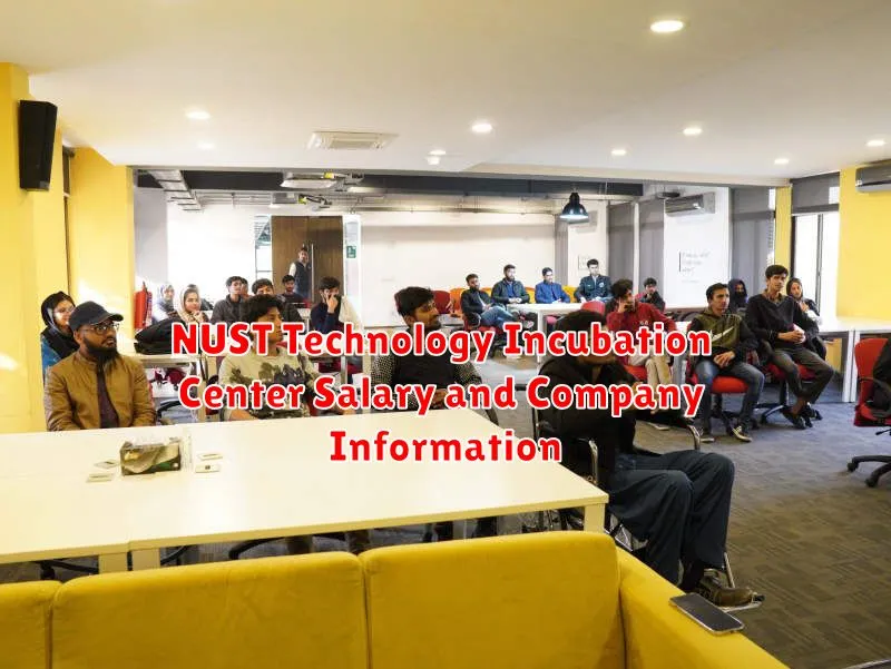 NUST Technology Incubation Center Salary and Company Information