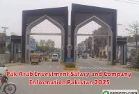 Pak Arab Investment Salary and Company Information Pakistan 2025
