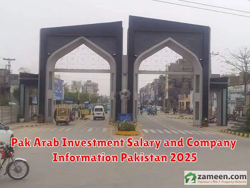 Pak Arab Investment Salary and Company Information Pakistan 2025