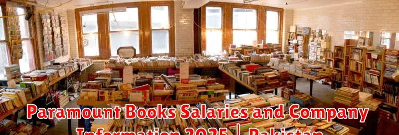 Paramount Books Salaries and Company Information 2025 | Pakistan
