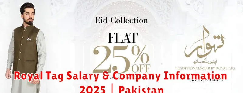 Royal Tag Salary & Company Information 2025 | Pakistan