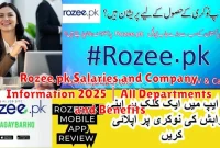 Rozee.pk Salaries and Company Information 2025 | All Departments and Benefits