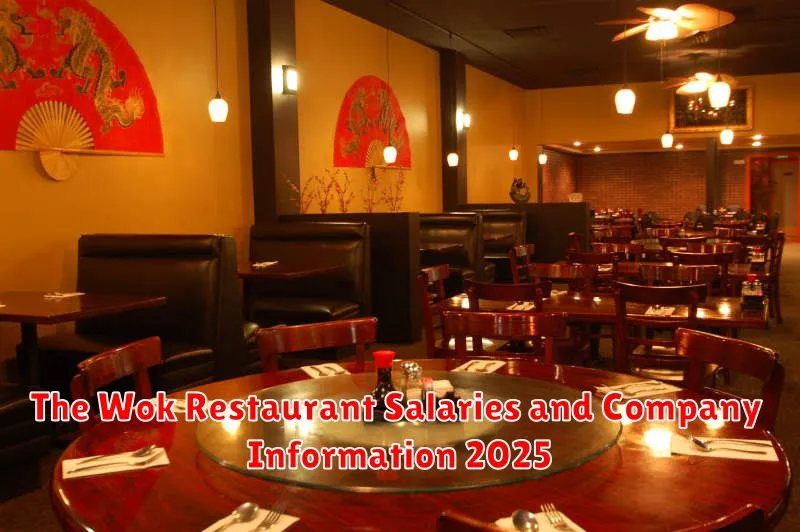The Wok Restaurant Salaries and Company Information 2025