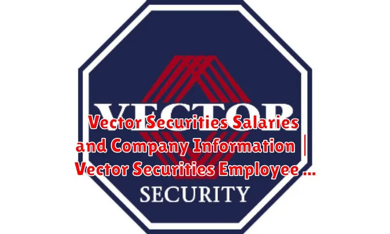 Vector Securities Salaries and Company Information | Vector Securities Employee Reviews