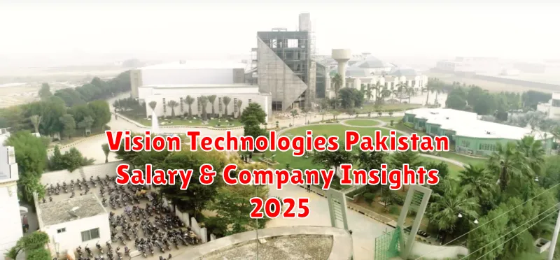 Vision Technologies Pakistan Salary & Company Insights 2025