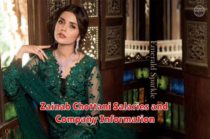Zainab Chottani Salaries and Company Information
